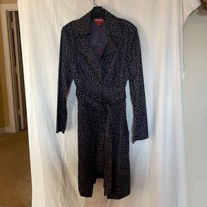Leopard print coat